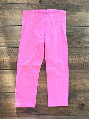Tea Collection Bright Pink Girls' Stretch Capri Leggings
